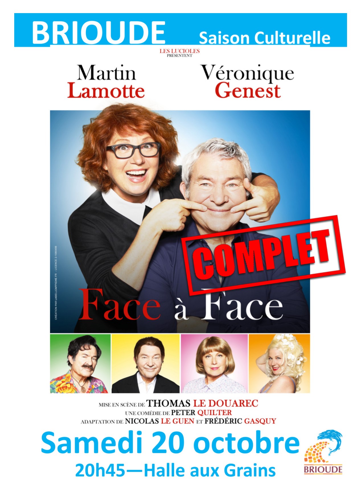 SAISON CULTURELLE "FACE A FACE"