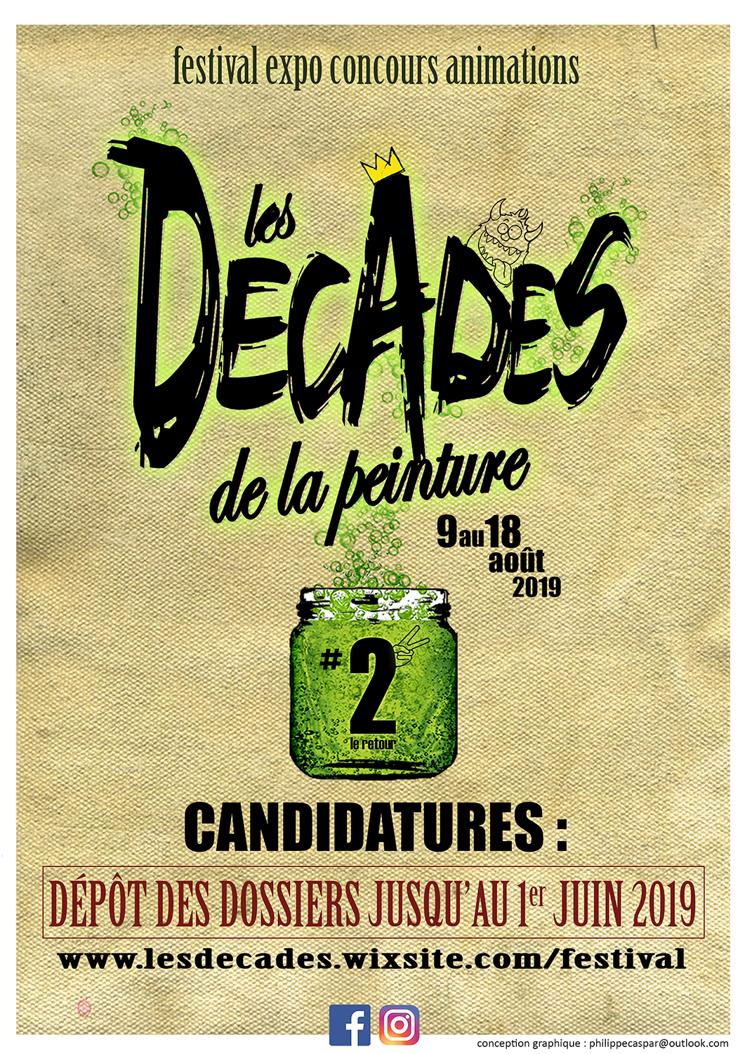 APPEL A CANDIDATURES - DECADES DE LA PEINTURE