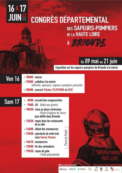 CONGRES DE L'UNION DES SAPEURS-POMPIERS DE HAUTE-LOIRE