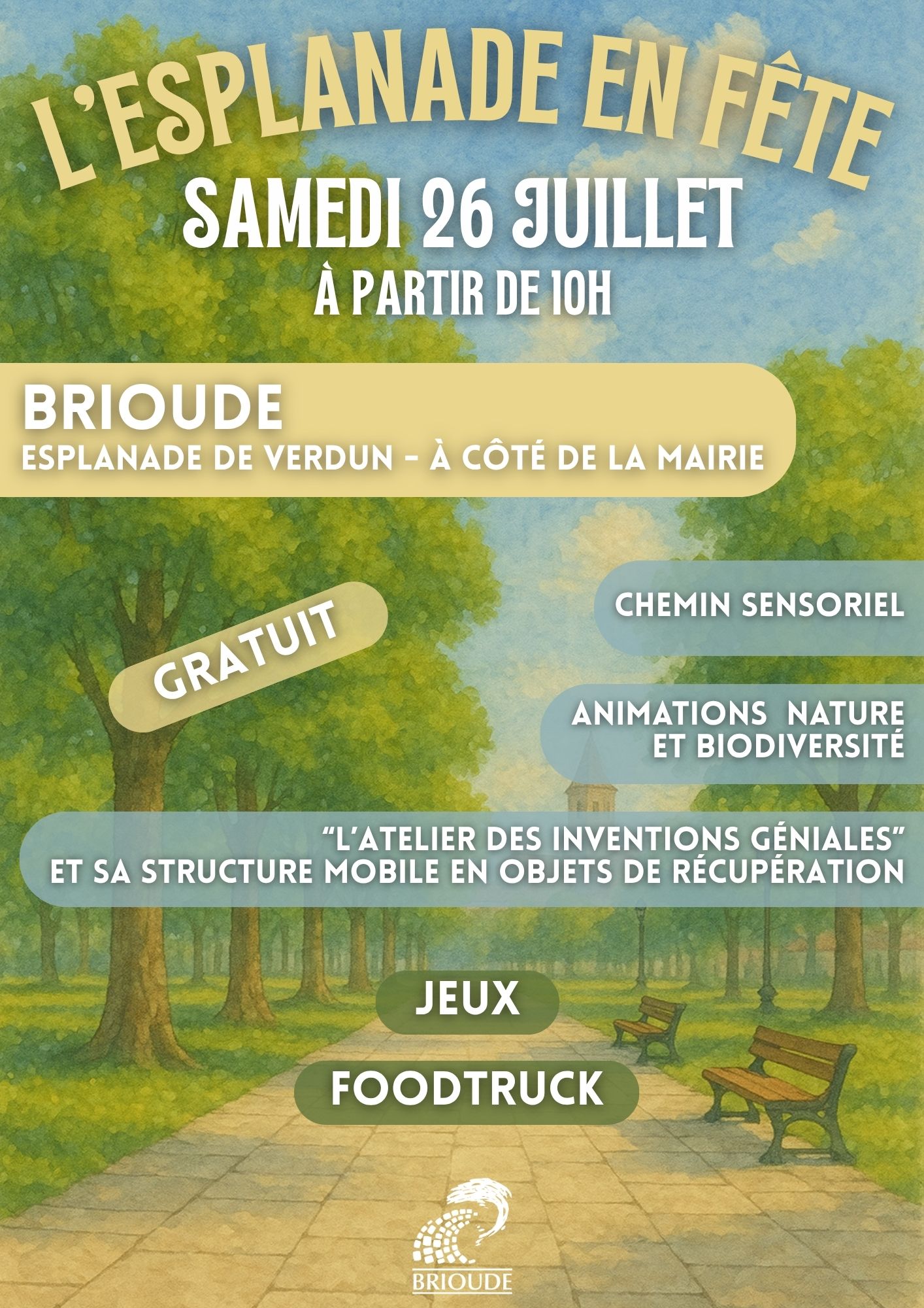 L'esplanade en fête