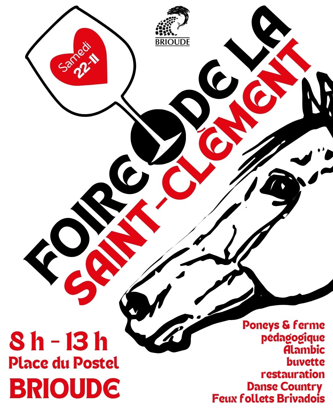 La Foire de la Saint-Clément revient à  Brioude