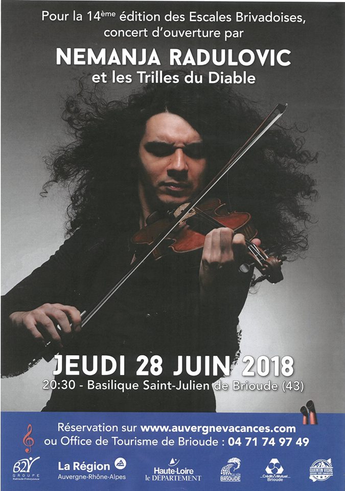 14ème édition des Escales Brivadoises - Concert NEMANJA RADULOVIC
