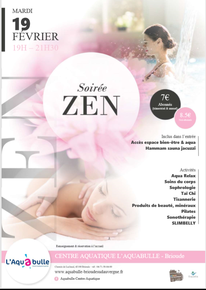 SOIRÉE ZEN A L'AQUABULLE