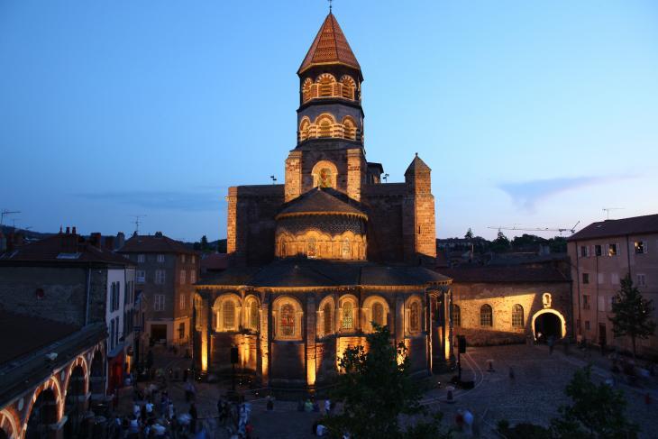 La basilique en lumière